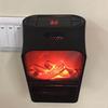 Mini Electric Wall-outlet Flame Heater Air Warmer Ceramic Heating Stove Radiator Wall Handy Fan