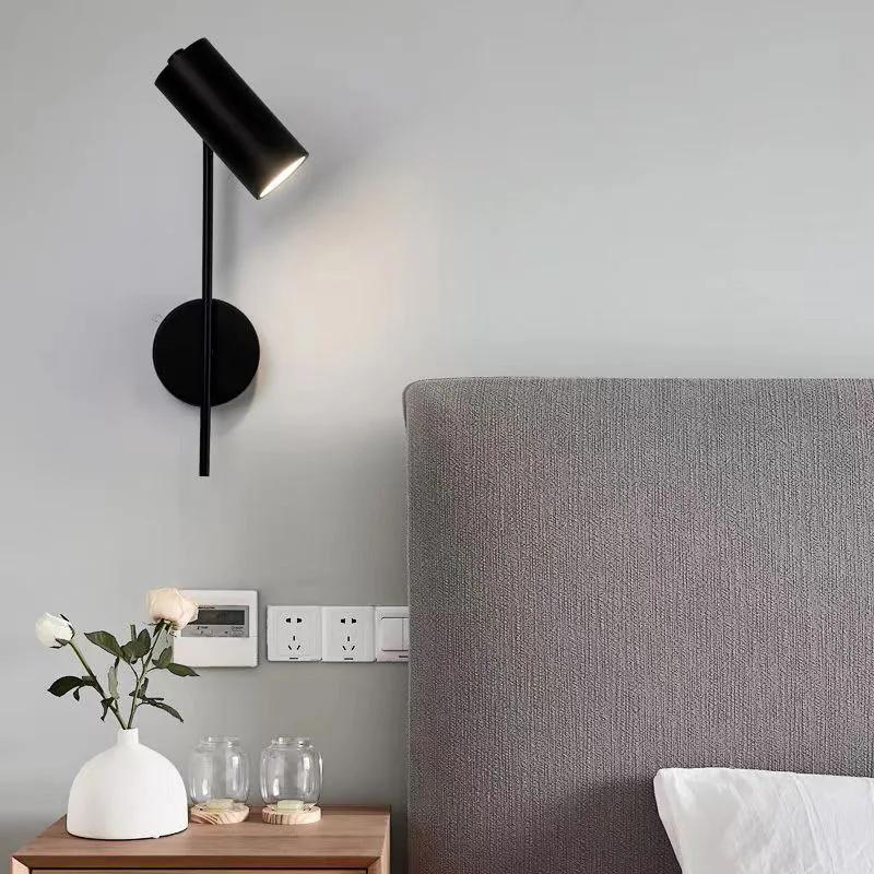 Room Decor Wall Decor Nordic Living Room Can Rotate Bedroom Bed Light Luxury Creative Staircase Aisle Wall Light