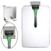 30x20CM Fogless Shower Mirror with Suction Cup Razor Holder Hook Anti-fog Men Shaving Makeup Mirror Shatterproof Frameless Bathroom Hanging Vanity