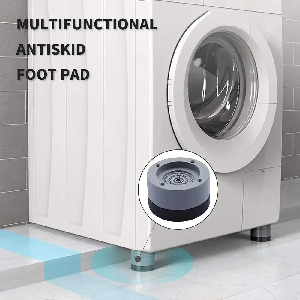 4Pcs Shock-absorbing Washing Machine Foot Pad Furniture Dampers Stand  Washing Machine Refrigerator