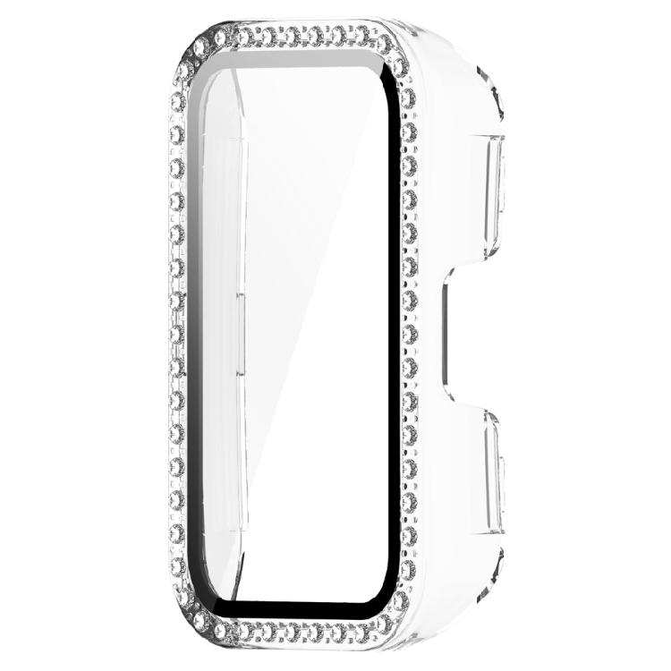 Glass+Case for Band 9/8 Tempered Glass Screen Protectors & Hard PC Protective Bumper Smartwatch Accessories