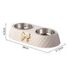 Anti-Tip Stainless Steel Pet Bowl for Cats and Dogs