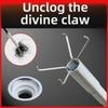Four-Claw Sewer Cleaning Stick - Extended Dredging Tool for Home.