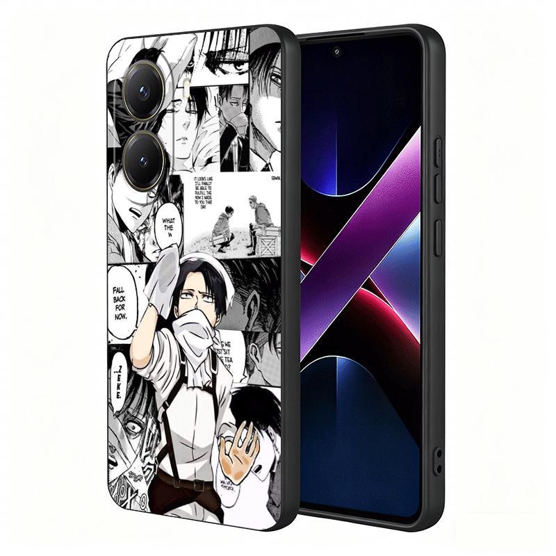 A-Attack On T-Titan Anime Soft Phone Case for Xiaomi Poco X5 X6 X7 X8 Pro Max X3 F7 F8 Ultra M8 M7 M6 M5 Redmi 15 15C 14C 13C 12