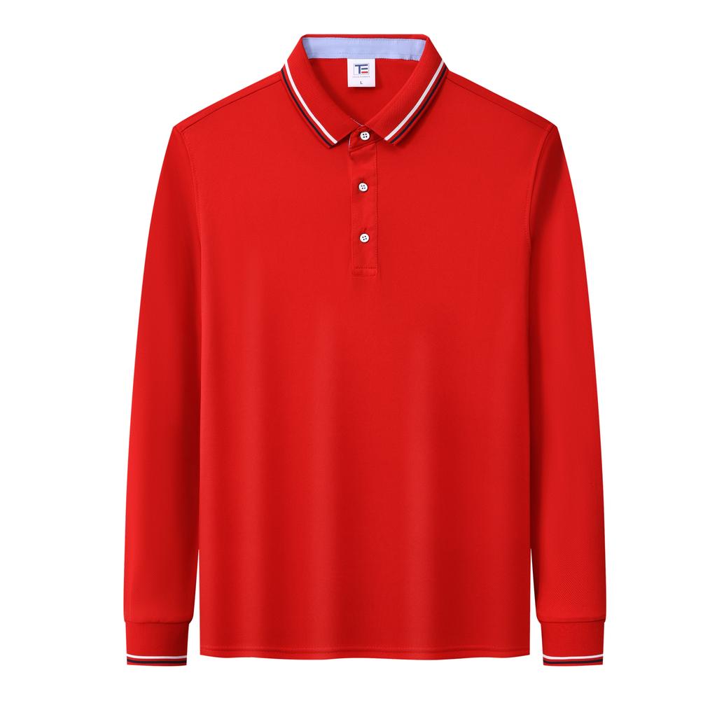 Men'S Polo Shirt Business Casual Long Sleeve T-Shirt Summer Autumn Hot Selling High-Quality Breathable Comfortable Fashion Top
