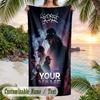 Kendrick Lamar Beach Towel, Personalized Custom Name Text, Quick Dry Large Absorbent Towel For Beach Pool