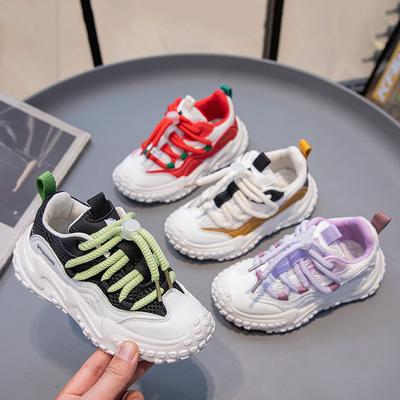 Girls' Shoes Summer 2025 New Mesh Breathable Children's Sports Shoes Medium and Older Children's Autumn Girls Soft-soled Running Shoes