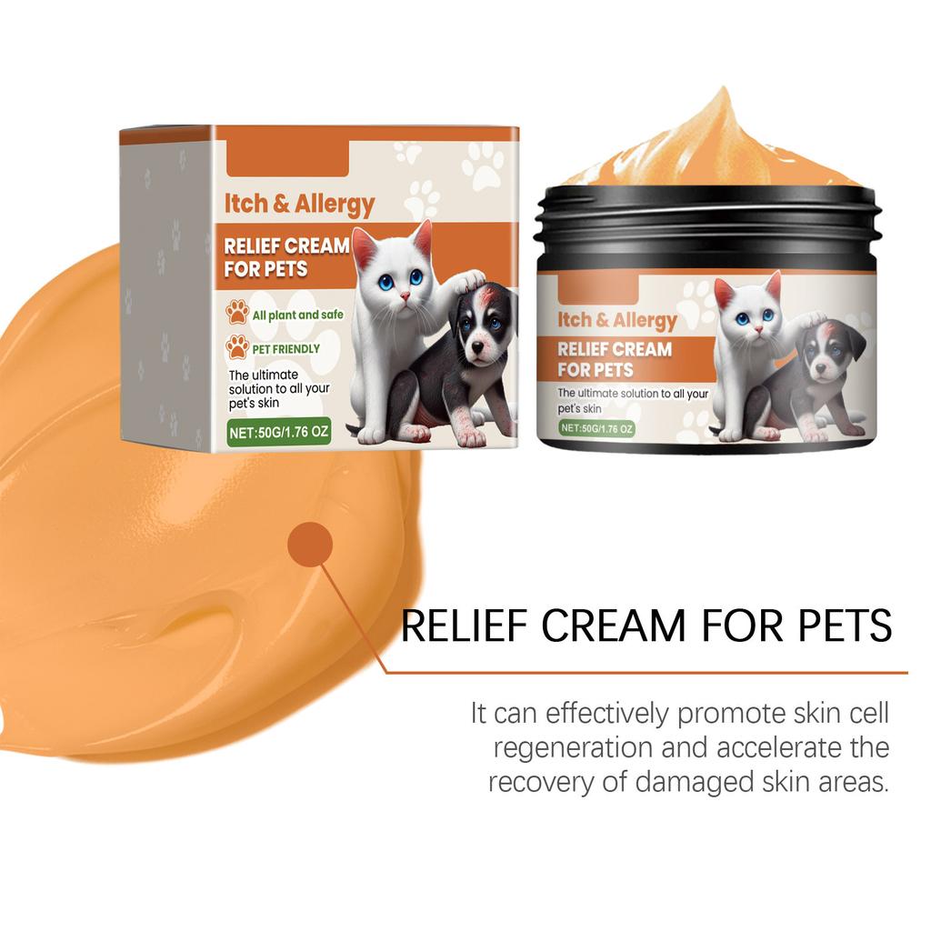Pet Antiitch Antialergický krém Skin Soothing Recovery Care Bylinný výživný krém