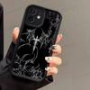 Gotisches Cyber-Sigil-Kreuz Handyhülle Für iPhone 17 Air 16 e 15 14 13 12 11 Pro Max Plus Mini SE 2020 2022 Silikon Hülle
