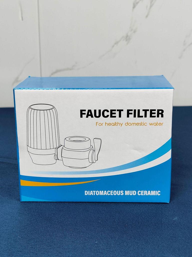 Ceramic Activated Carbon Kitchen Faucet Water Purifier with Anti-splash Pre-filter