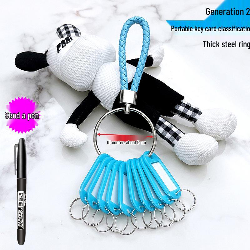 Landlord Rental Key Disk - Warehouse, Dormitory, Hotel Key Chain & Storage Management Marker