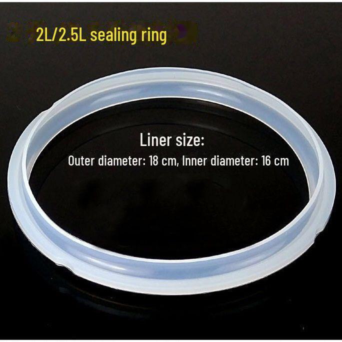 Electric Pressure Cooker Sealing Ring for 2.8L, 3L, 5L, 6L Cookers - Rubber Gasket Accessory