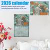 2026 -Themed Wall Calendar, Illustrated Calendar, Unique Christmas And Holiday Gift Ideas