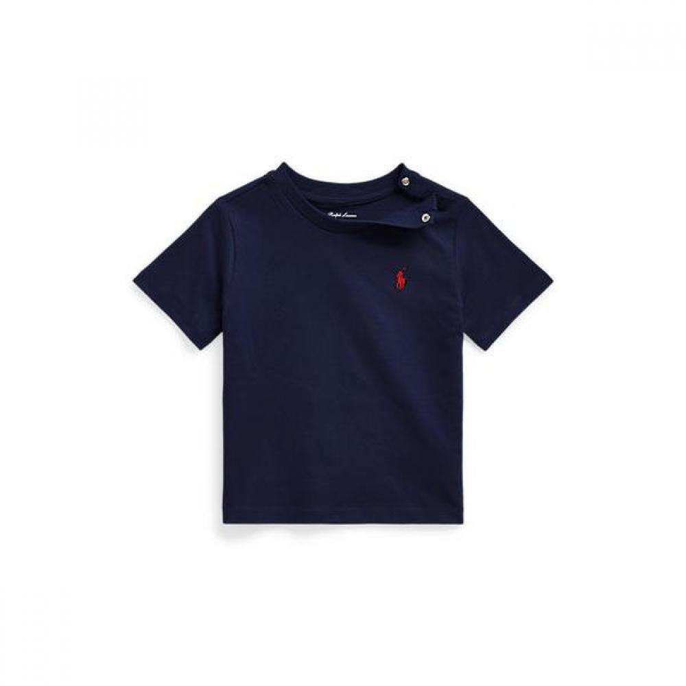 

Ralph Lauren Baby Boys Cotton Jersey Crewneck Tee Cwpotshi8020064410 12M