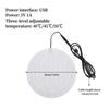 USB 5V Electric Heating Pad Multi-Purpose Soft Bed Heater Adjustable Temperature Heat Pad For Keeping Clothing & Pets Warm