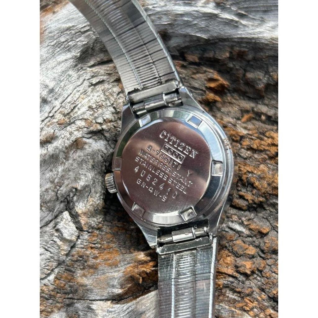 Used Vintage CITIZEN Automatic 21 Jewels Cut Glass 1971 Working Condition