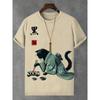 Men's Animal Funny Cat 3D Printed T-shirts Short Sleeve O-Neck Summer Casual T-shirts