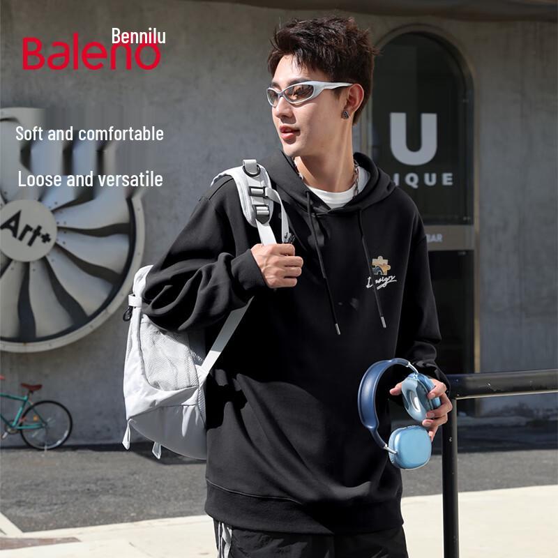 

Baleno Men s National Trend Loose-Fit Hooded Sweatshirt 5XL
