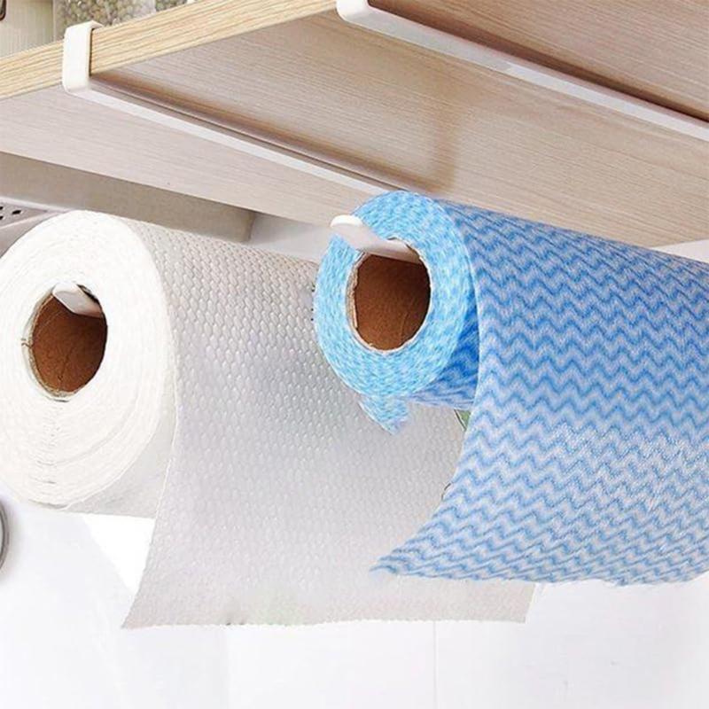 Modern Minimalists Iron Towel Holders Set of 2 Convenient for Wall Mounted Convenience In Multiple Room Daily Use