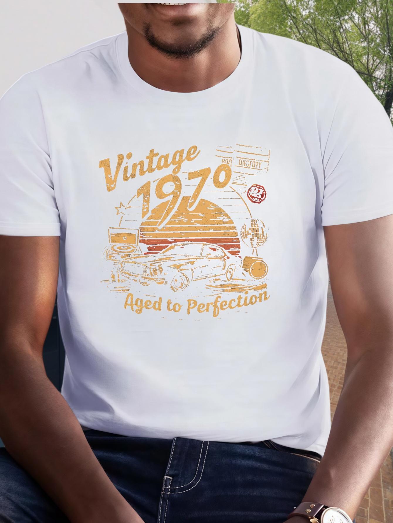 Vintage 1970 Print Tee Shirt XXXL