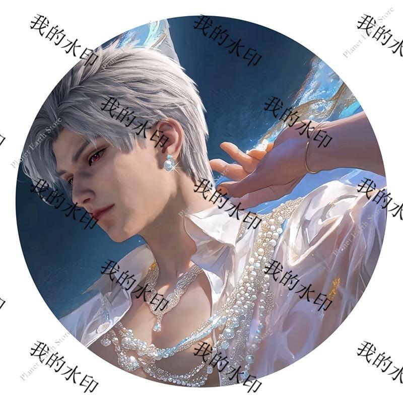 Hot Game Love and Deepspace Sylus Rafayel Zayne Xavier Caleb 58MM Anime Badge Emblem Brooch Clothing Backpack Accessories Gift