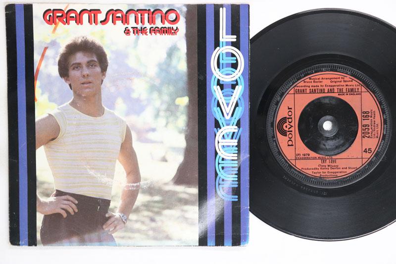 

7-дюймовая пластинка GRANT SANTINO THE FAMILY L.o.v.e. Попробуй Любовь 2059168 POLYDOR 1979 Великобритания Танцевальная Электроника Б/у