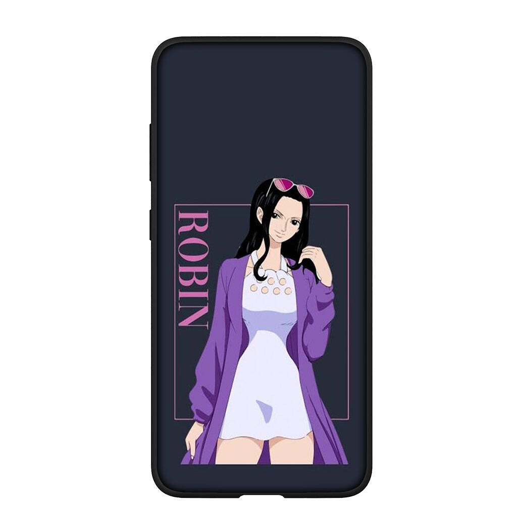 Phone Case for iPhone 17 15 16 Plus Redmi Note 14 12 11 13 Pro Max Huawei P30 P20 Lite OPPO A60 A40 A80 A18 A16 Anime One Piece Nico Robin Luffy Cover