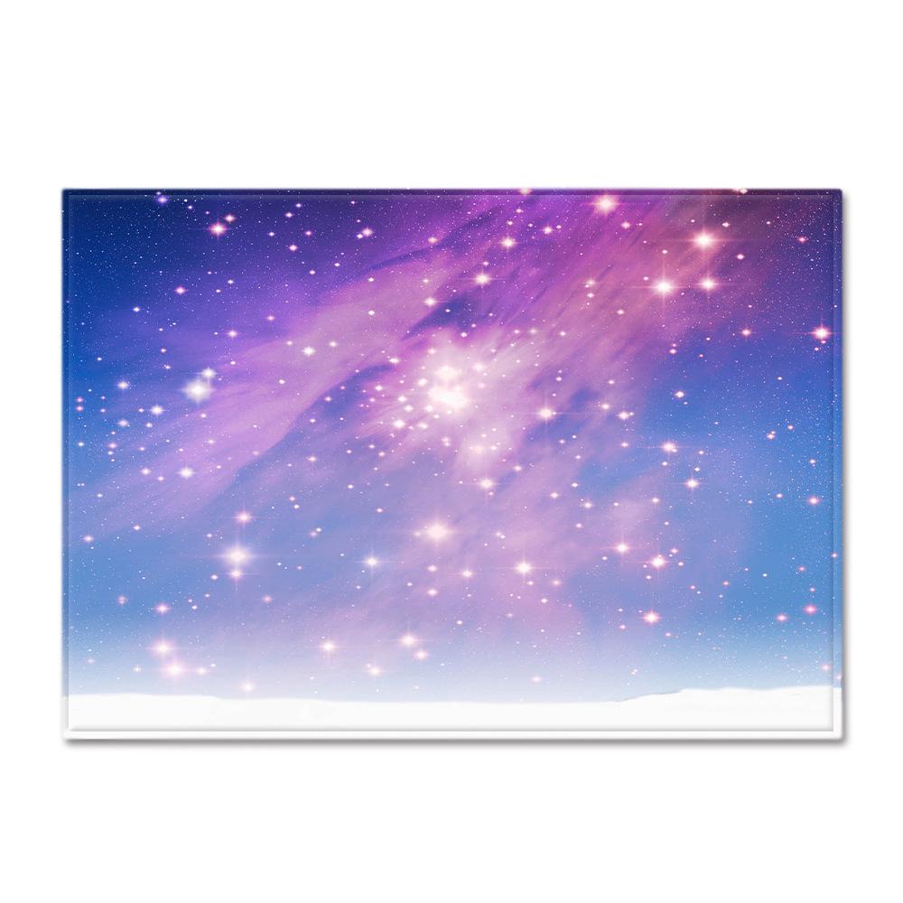 Starry Sky Carpet Feather Wind Bedroom Floor Mat