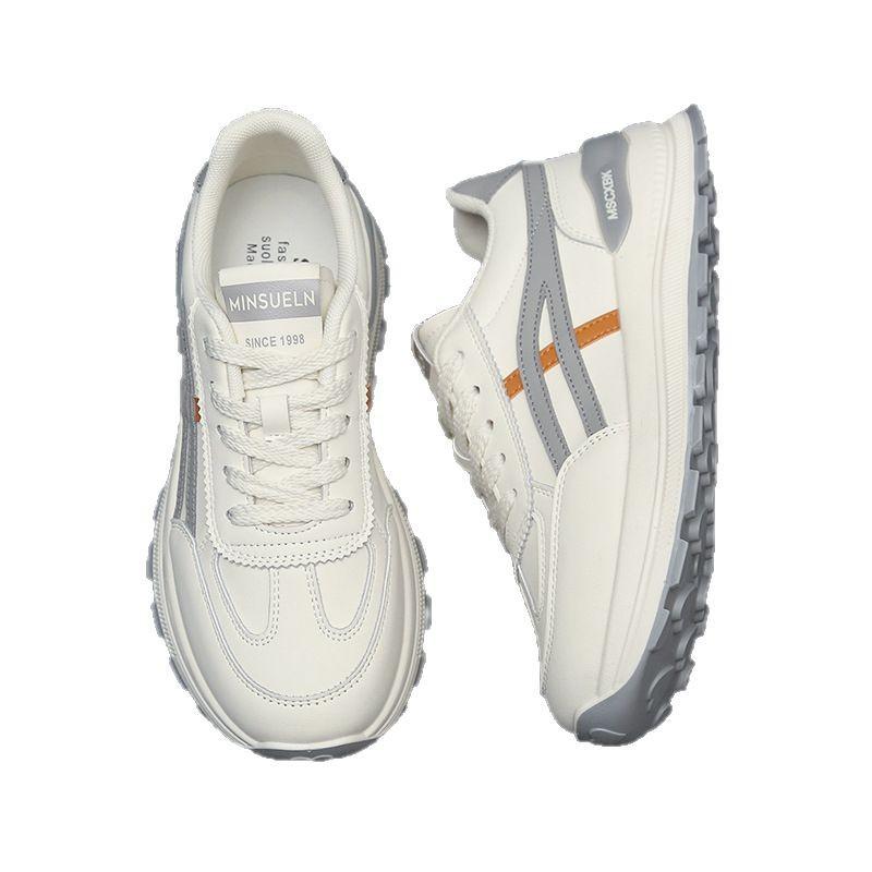 Sneakers Women's Spring 2025 New Versatile Platform Lightweight Running Shoes Lightweight Casual Forrest Gump Shoes Factory Direct Sales