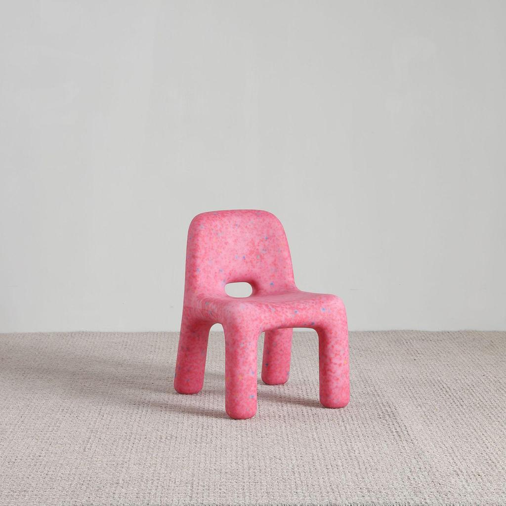 Charming Kids' Rotomolded Chair with Backrest - Perfect for Kindergarten and Outdoor Leisure