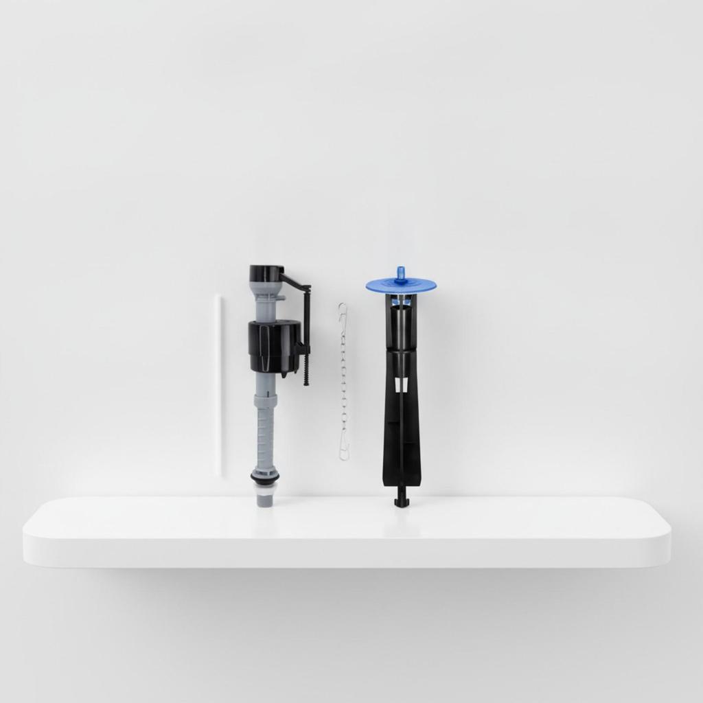 Toilet Repair Kit Quiet Ballcock Valve Long-Lasting for Property Managers