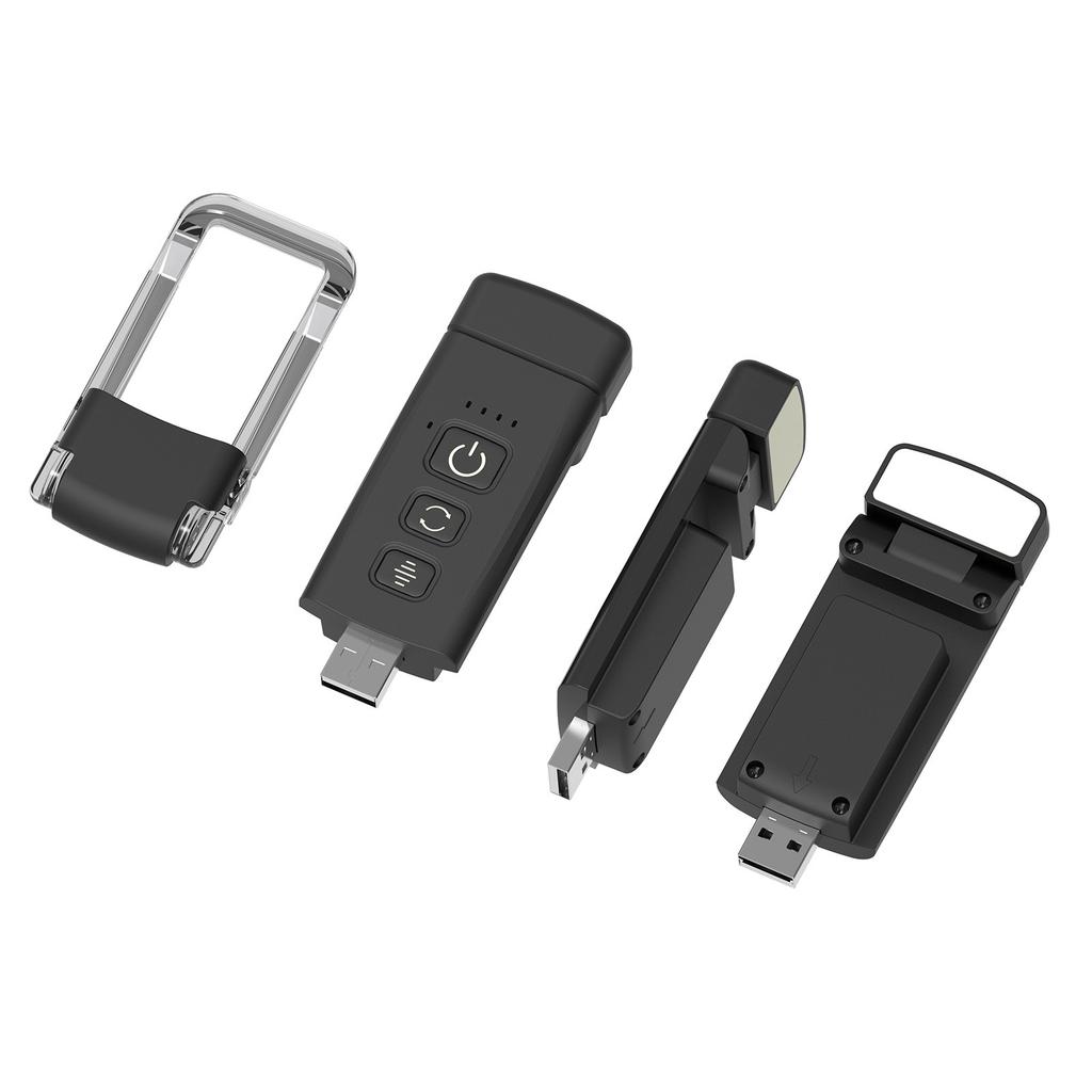 Lumină Clip pentru Citit Cărți , Lumină de Noapte , Lumină Clip Portabilă cu Încărcare USB , Lumină LED pentru Cărți Tip Card , Lumină Mică Multifuncțională pentru Cărți 1 buc