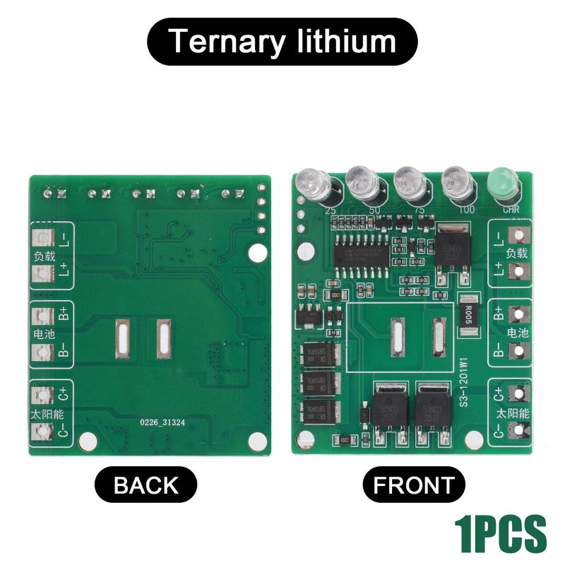 12V 12A MPPT Solární Regulátor Nabíjení Modul Pro 3S Li-ion A 4S LiFePO4 Baterie S Ochranným Obvodem Proti Přebití