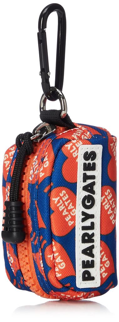 PEARLY GATES Unisex Ball Pouch, Pop Heart Pattern, W90 X H50 X D50 / 053-2184405 111_Blue Base FR