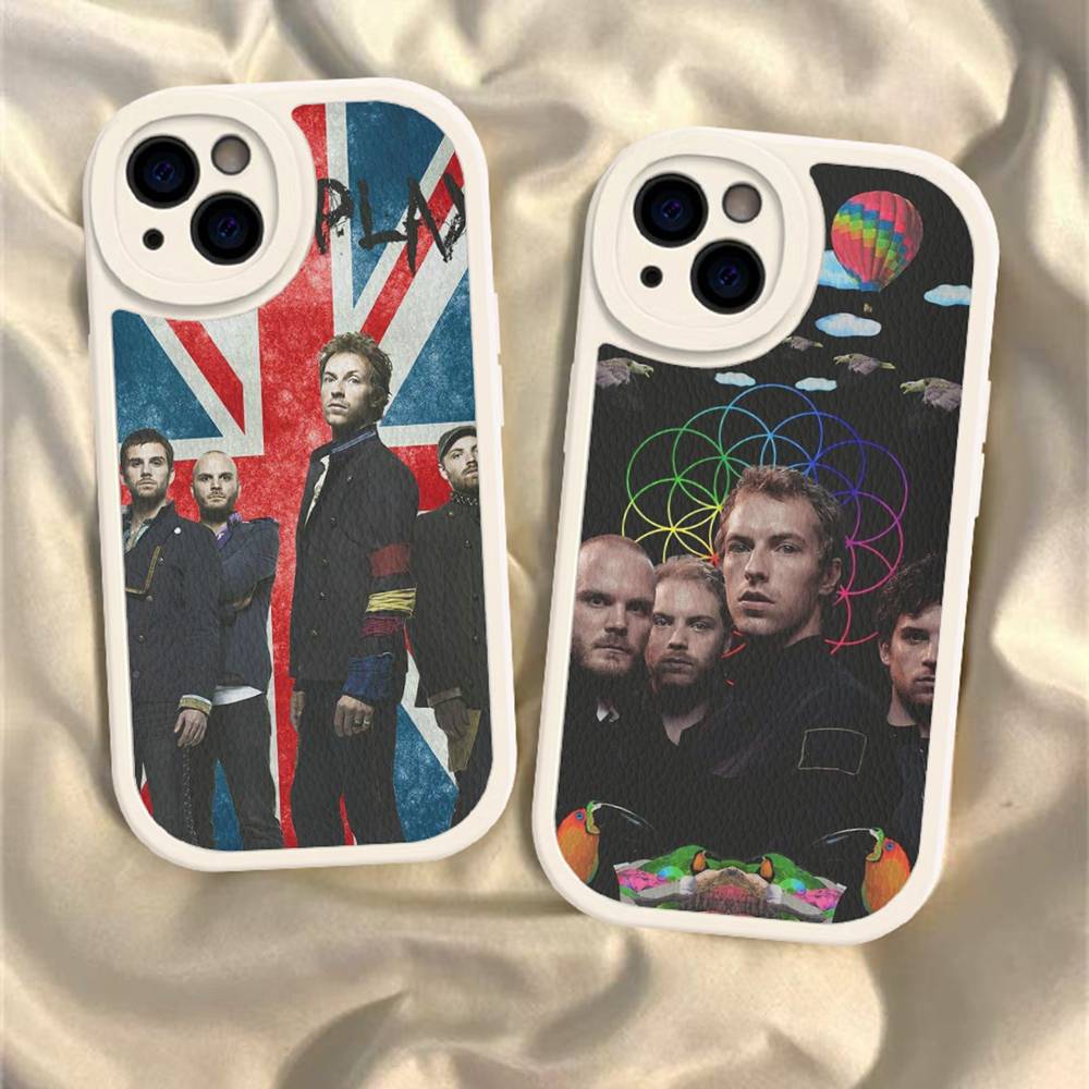 Pop Rock Band C-Coldplay Phone Cover For IPhone 16 15 14 13 12 11 Pro Max Plus Leather Soft Case