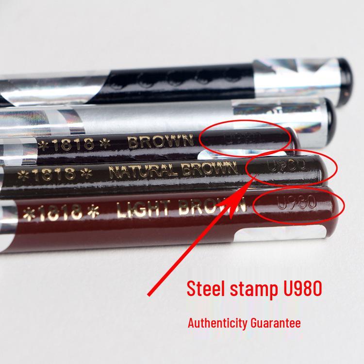 Microblading 1818 Waterproof Eyebrow Pencil – Tear-off Design, Long-lasting, Durable, Perfect for Photo Studio and Professional Training.