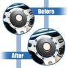 X AUTOHAUX 8pcs M5x0.8 Flat Head Car Steering Wheel Screw Bolt Taper with Wrench Burnt Blue