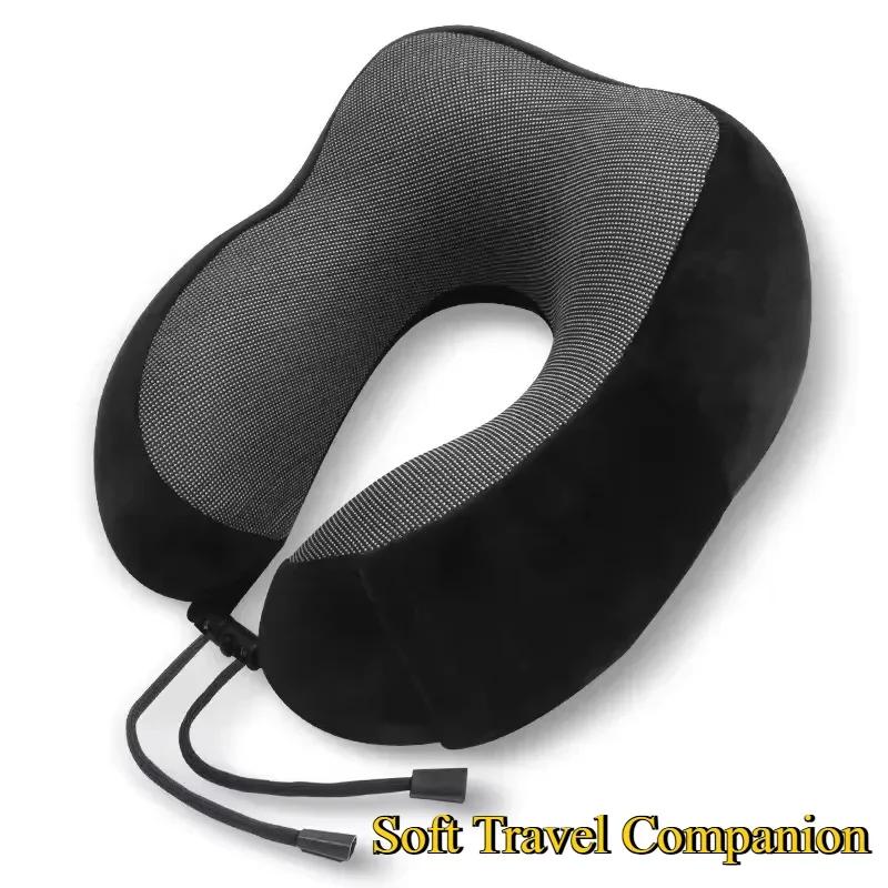 Slow Rebound Travel Pillow,U-shaped Headrest Neck SupportPillow,Nap Pillow Travel Airplane For Office Travel Airplane Amagi
