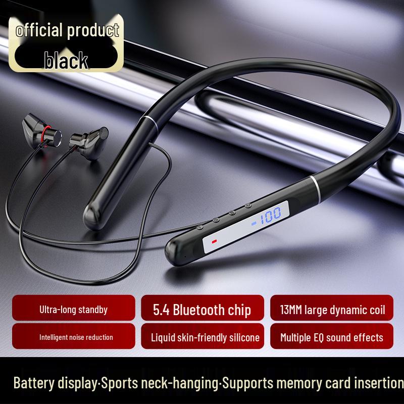 Sport Bluetooth Neckband Earphones with Long Battery Life and Heavy Bass