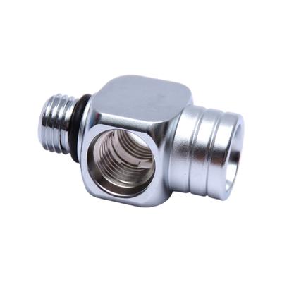 Diving Hose Adaptors Dives Kayaks First Stage High Press 1 To 3 7/16 Adapter 3 Way Splitter Tube Threaded Connector
