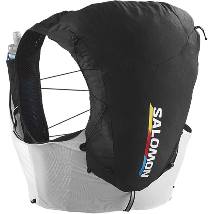 Salomon Running Series Letter Print Color Block Competition Hydration Vest Unisex Vests Black LC2012400