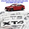 ABS Litery CT4 CT5 CT6 CTS XT4 XT5 XT6 XTS ATS AWD 25T 28T 40T Naklejka Samochód Tylny Bagażnik Klapa Bagażnika Emblemat Odznaka Logo Dla