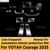 For VOYAH COURAGE 2025 Panel Dashboard Navigation Automotive Interior Protective Film TPU Anti-Scratch Accessories