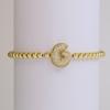 Trendy Hot Sale Hip Hop 18k Gold Plated 26 English Zircon Letters Bracelet Fashion Copper Beading Bracelet Women's Gift Jewelry