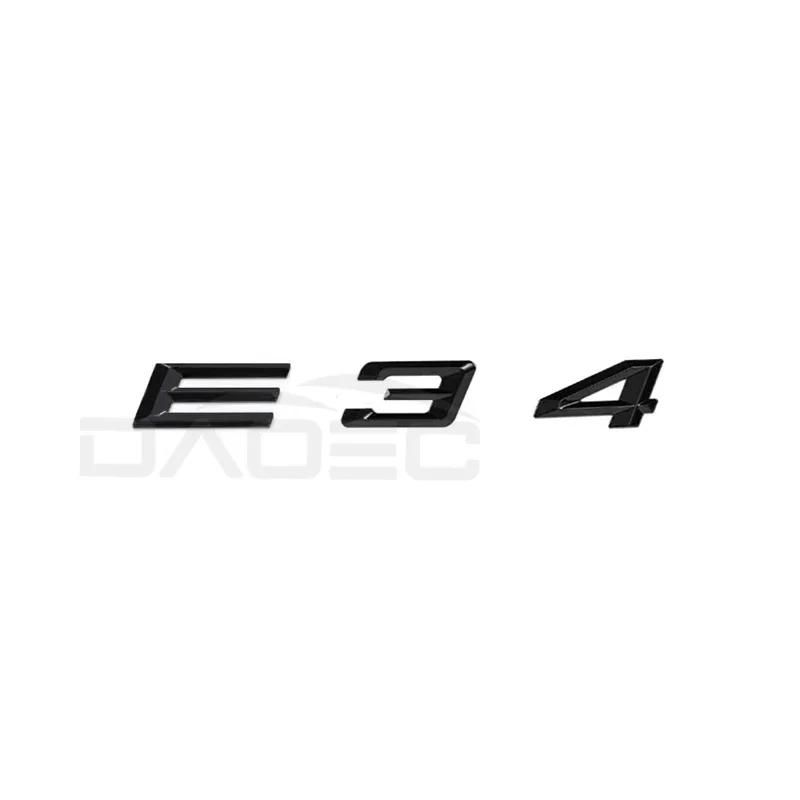 Car 3D ABS Trunk Letters Logo Badge Emblem Decals Styling Sticker For BMW M4 M5 E34 E39 E60 F10 F82 F83 F90 G82 G83 Accessories OT4