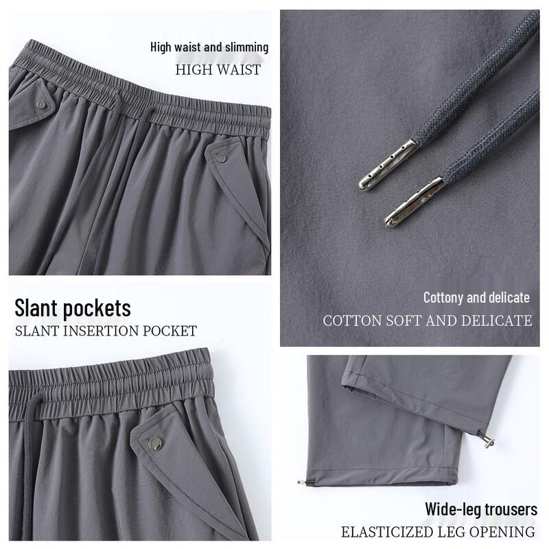 Women's American Style High-Waist Loose Cargo Pants