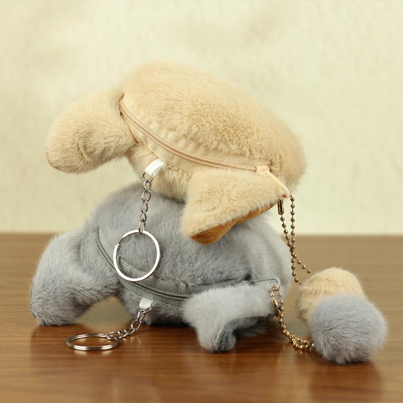 1Pcs Cute Plush Cat Wallet Coin Wallet Children'S Wallet Doll Pendant Decoration Plush Keychain Bag Pendant