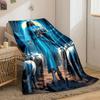 Jesus Lamb Flock Printed Blanket  Printed Blanket for Living Room Bed Couch Lunch Break Soft Cozy Blanket for Friend's Festival Gift