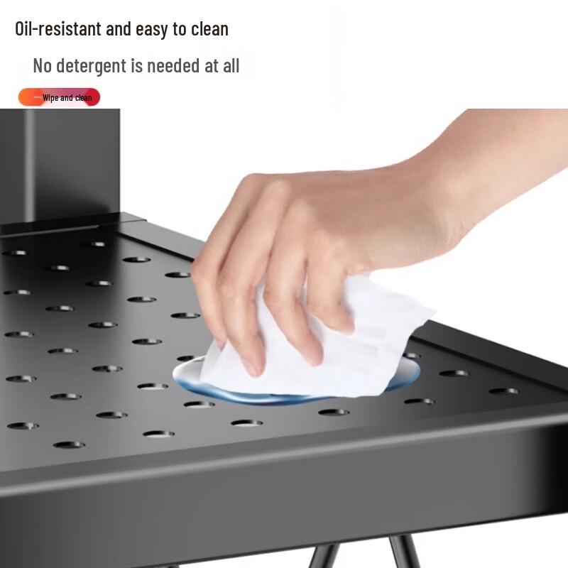 Yunshuang Foldable 3-Tier Kitchen Storage Rack