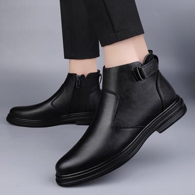 Herren Neue Luxusmarke Echtleder Stiefel Formell Business Sozial Büro Dating Party Schuhe Komfort Hohe Qualität Chelsea Boots